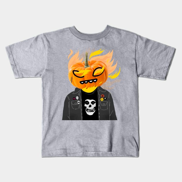 Jackie The Lantern Kids T-Shirt by geolaw